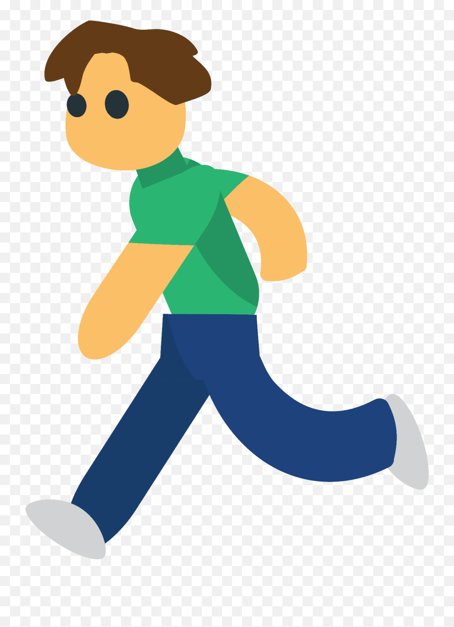 Person Running Emoji Clipart - For Running,Female Runner Emoji