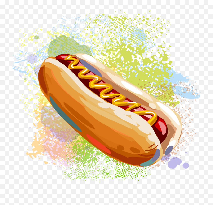 Schotdog Hotdog Hotdogs Sticker - Hot Dog To Paint Emoji,Cookout Emoji