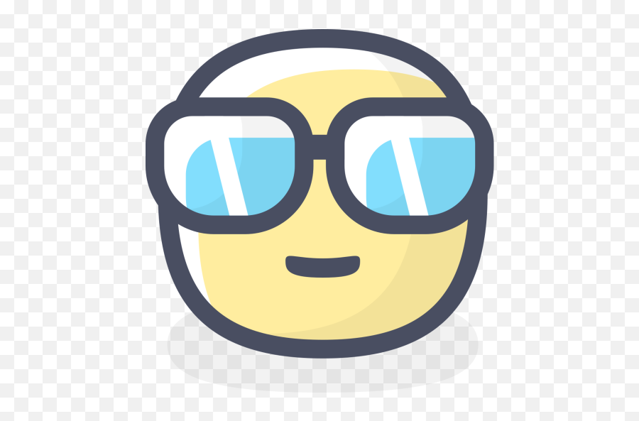 Cool Emoji Icon Of Colored Outline Style - Available In Svg Cool Icons,Cool Emoticon