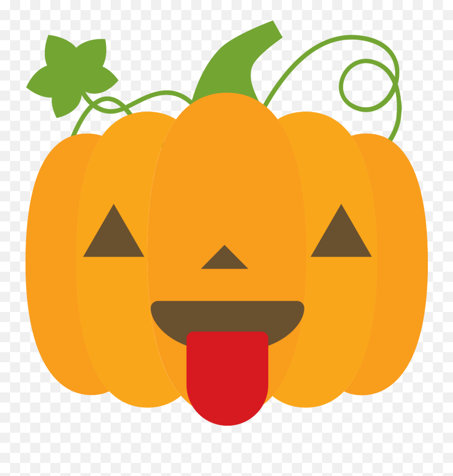 Free Emoji Pumpkin Tounge Png With - Pumpkin Love,Tounge Emoji Png