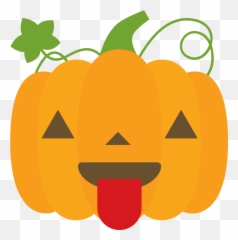 Free Emoji Pumpkin Tounge Png With - Pumpkin Love,Tounge Emoji Png