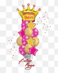 Birthday Queen Bouquet - Queens Birthday Clipart Emoji,King Queen Emoji