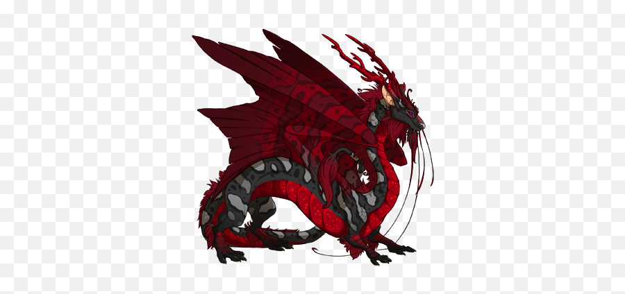 Wings Of Fire And Fr Roleplay Ic Roleplay Flight Rising - Anime Red And Gold Dragon Emoji,Rainwing Colors With Emotions