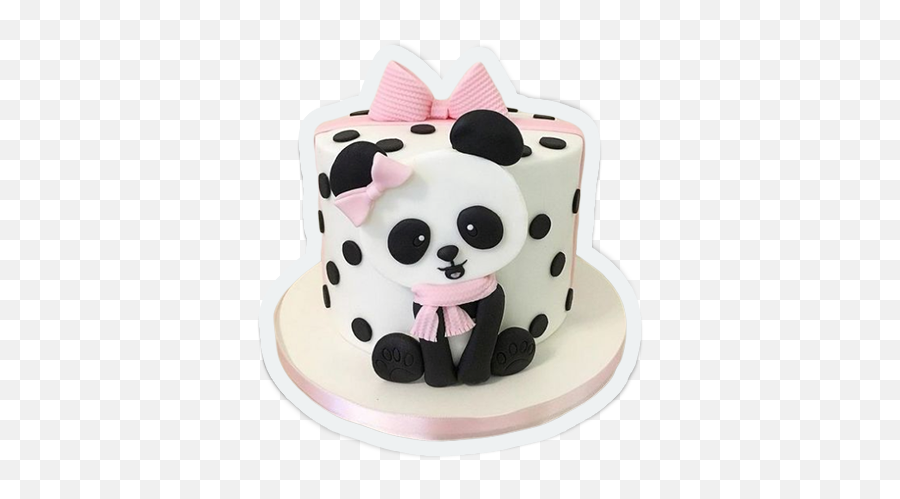 Cute Birthday Cakes By Julian Brown - Panda Cake Emoji,Borthday Cake Emoticon