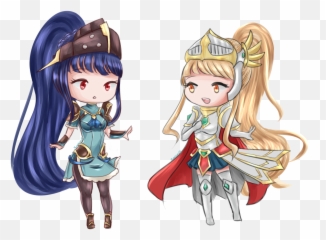 Claire And Clairfe Echoes Cosplaying Each Other - Clair Fe Emoji,Gaia Online Emoticons Crown