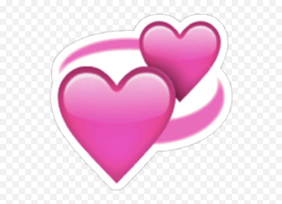 Tumblr Stickers Heart Emoji Stickers Pink Heart Emoji U2013 Cute766 - Revolving Hearts Emoji Transparent,2015 Memes As Emojis Tumblr