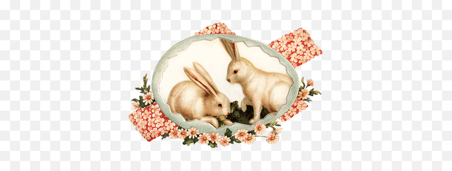 Easter Basket Eggs Transparent Png - Two Bunny Flower Crown Emoji,Pagan Easter Bunny Emoticons
