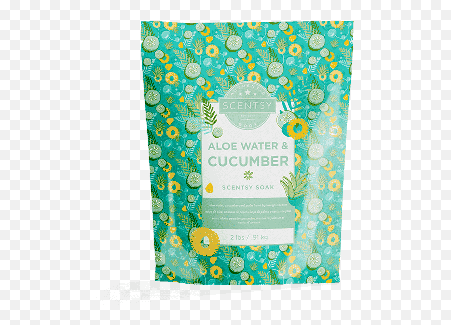 Aloe Water Cucumber Scentsy Soak - Scentsy Bath Soak Emoji,Emotion + Water