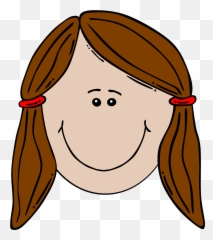 Pin - Clip Art Brown Hair Girl Emoji,Redhead Iphone Emoji