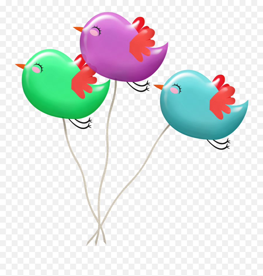Bird Shaped Balloons Free Stock Photo - Public Domain Pictures Arcoiris Y Globos Dibujos Emoji,Emoticons Shape Balloon 33631