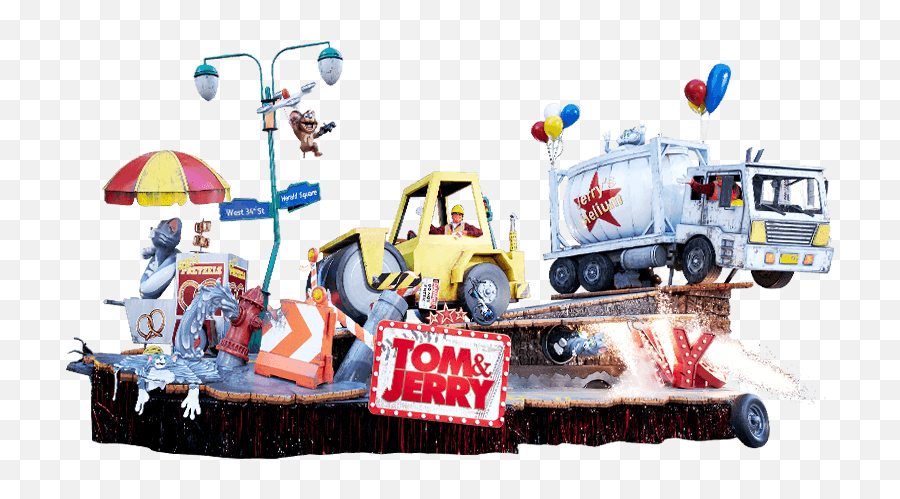 Macys Thanksgiving Day Parade - Thanksgiving Day Parade Tom And Jerry Emoji,Emoji Float Toys