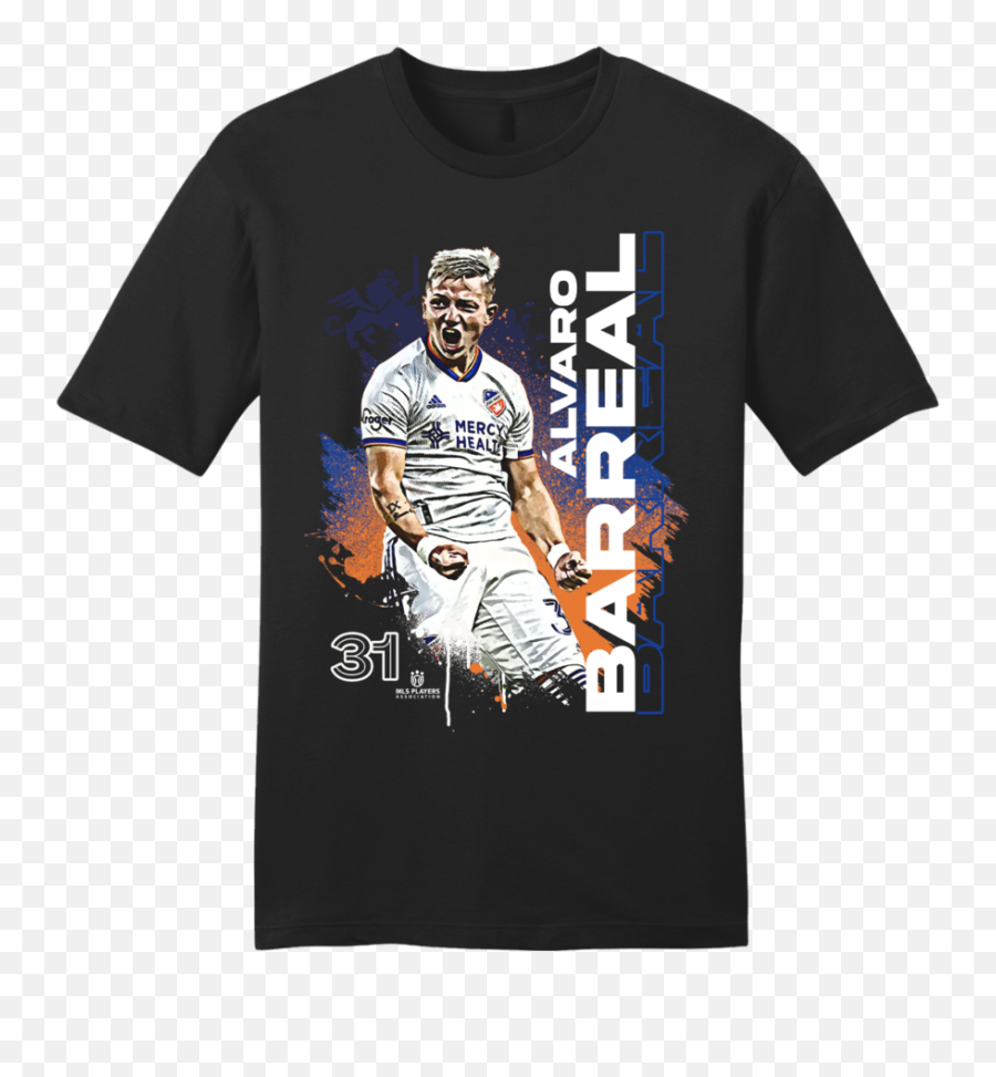 Fc Cincinnati Spotlight Tees - Nick Castellanos T Shirt Emoji,Thunder Majestic Emoji T-shirt