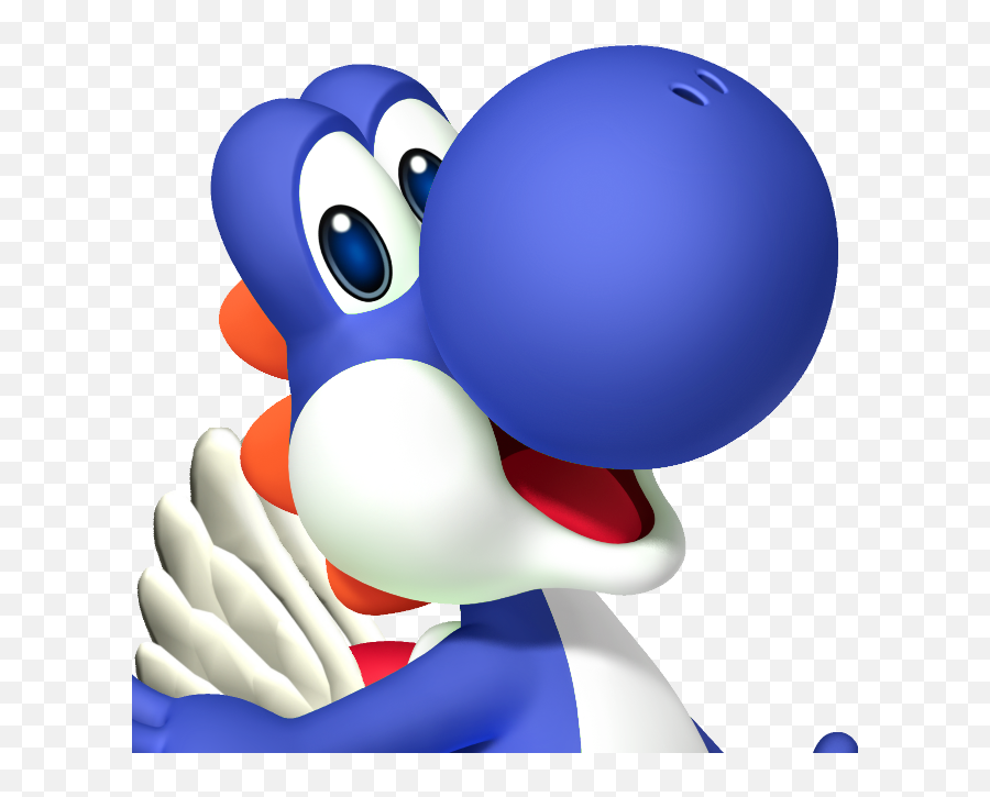 Blue Yoshi Mario Kart Clipart - Red Yoshi Emoji,Emoji De Mario Bros