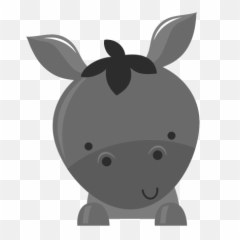 Personagem Fazendinha Png Menino Fazendinha Png Png Image - Cute Donkey Png Emoji,Emoticon Distraido Whats