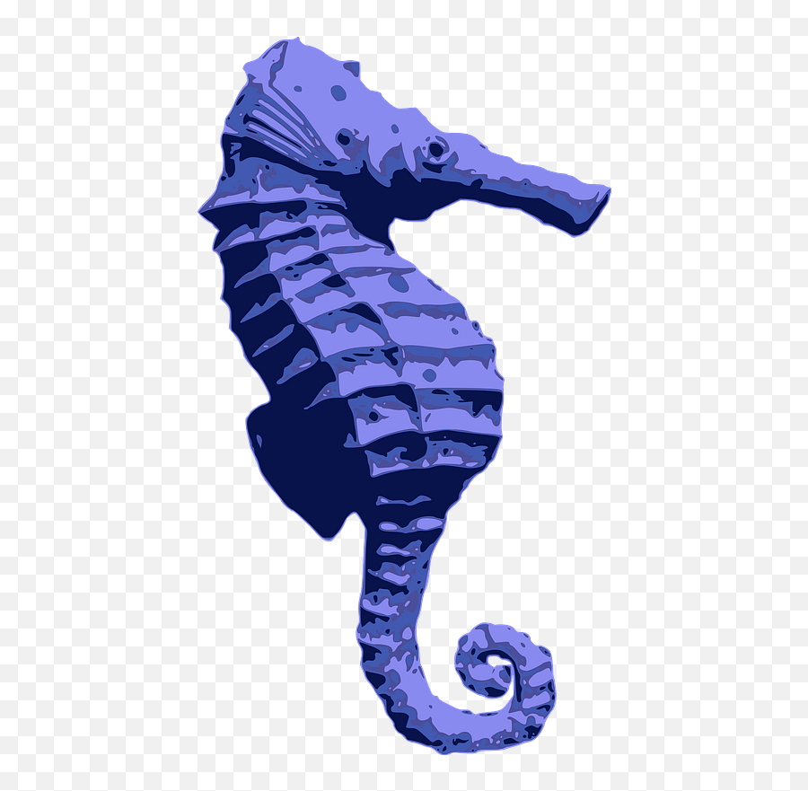 Blue Seahorse Clipart - Blue Seahorse Png Emoji,Seahorse Emoji