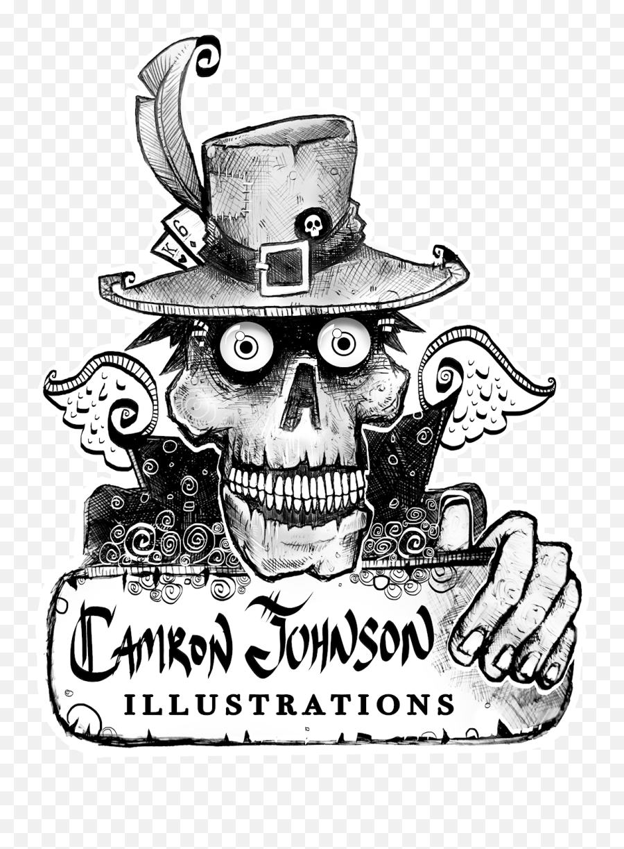 Camron Johnson Illustrations Emoji,How To Draw A Chibi Skull Emoticon