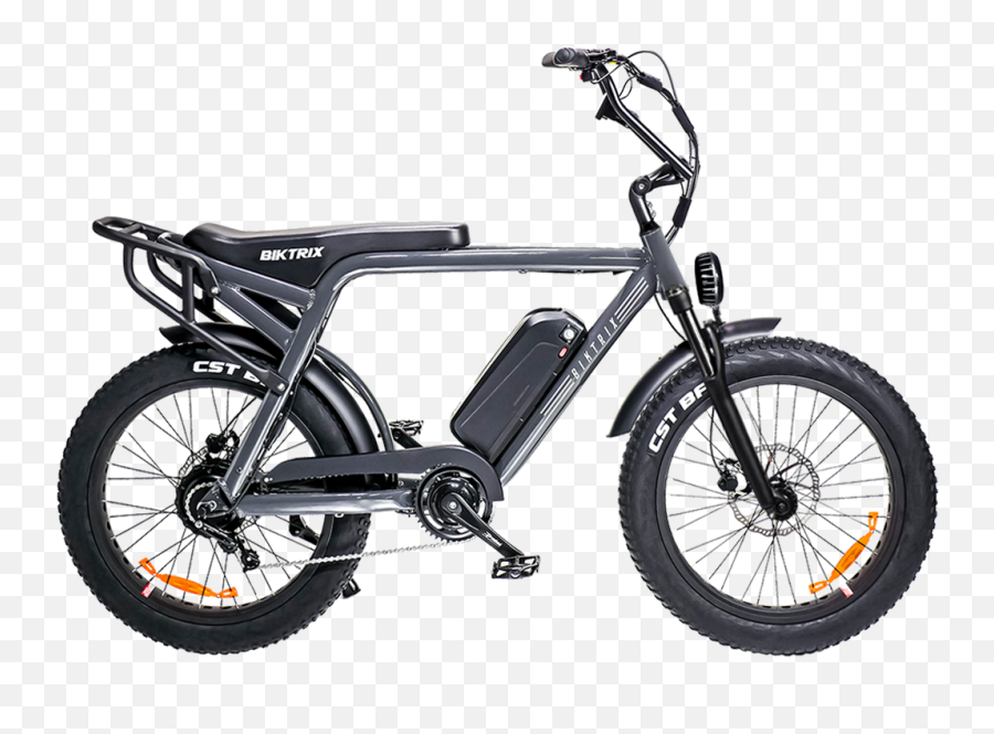 Biktrix Moto - Mopedstyle Ebike Biktrix Electric Bikes Emoji,Emotion Bike Battery 48v