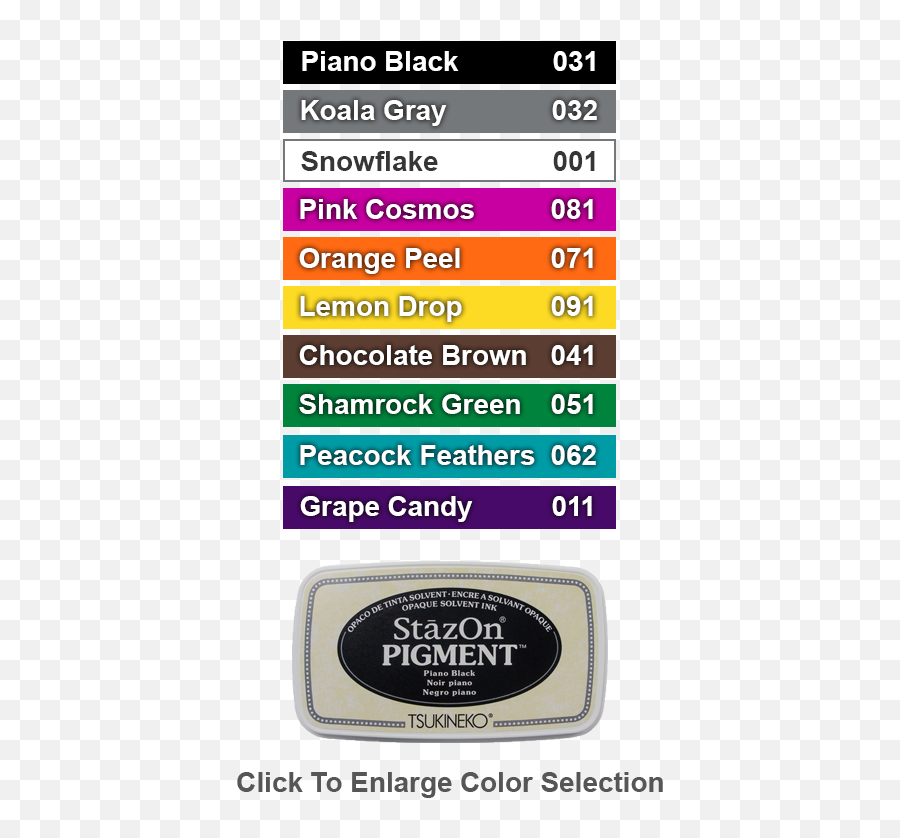 Stazon Pigment Ink Stamp Pad - Vertical Emoji,Emoji Stamp Markers