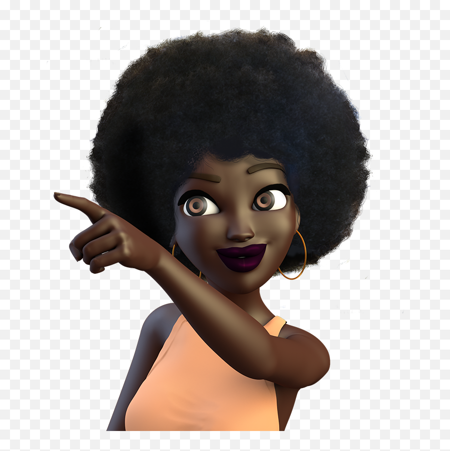 Naptura - African American Black Female Emoji,Black Girl Emoji