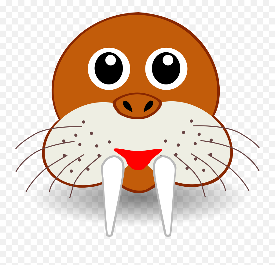 Walrus Head Face - Walrus Head Png Emoji,Walrus Emoticon