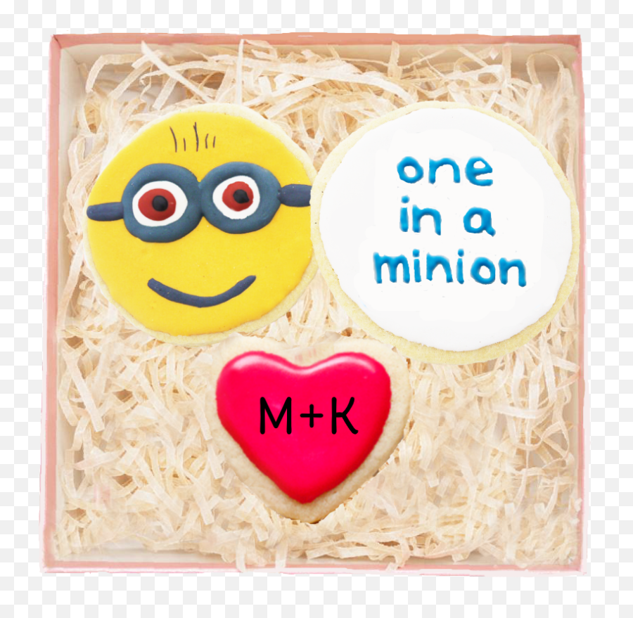 I Love You Minions Cookiecraze - Happy Emoji,Love You Emoticon