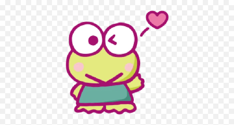 Kerokerokeroppi Emoji Love - 1 Whatsapp Stickers Keroppi Heart,Pictures Of Love Emojis