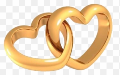 Hearts Love Gold Rings Cute Soft Sticker By - Solid Emoji,Solid Heart Emoji
