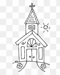 Small Church Clip Art Dromgfd Top - Clip Art Black And White Church Emoji,Church Calendar Emoji