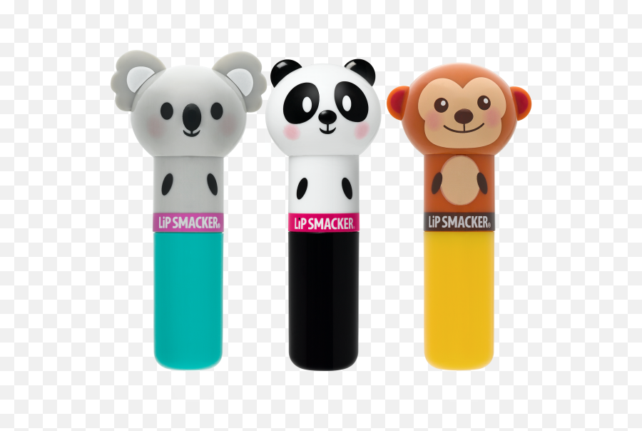 Lippy Pal Animal Lip Balms - Soft Emoji,Lollipop And Lips Emoji