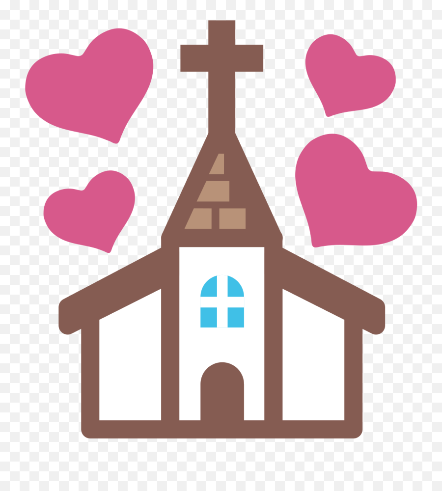 Wedding Emoji Clipart - Attending Church Christian Quotes,Wedding Emoji Png
