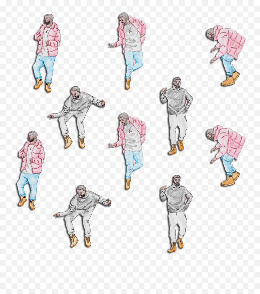 Drake 6god Champagnepapi Sticker - Hotline Bling Png Emoji,6god Emoji