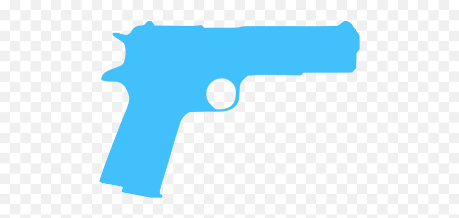 Caribbean Blue Gun 5 Icon - Free Caribbean Blue Gun Icons Blue Gun Icon Emoji,Emoticon Guns