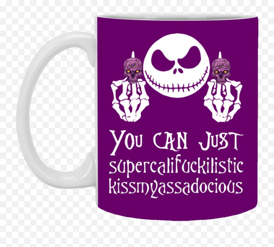 Jack Skellington Skull You Can Just - Jack Skellington Coffee Mug Emoji,Purple Hurt Emoticon