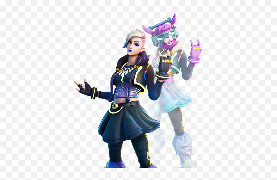 Fortnite Twin Turntables Skindbco - Fortnite Dj Bop Remix Emoji,Twin Emoji Costume