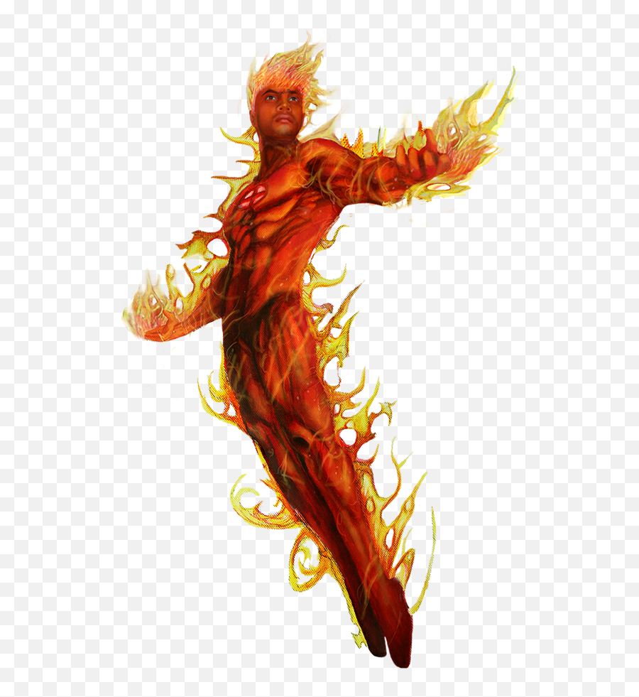 Antorcha Humana Android Emoji - Fantastic 4 Human Torch Png,Jidden Skype Emoticons