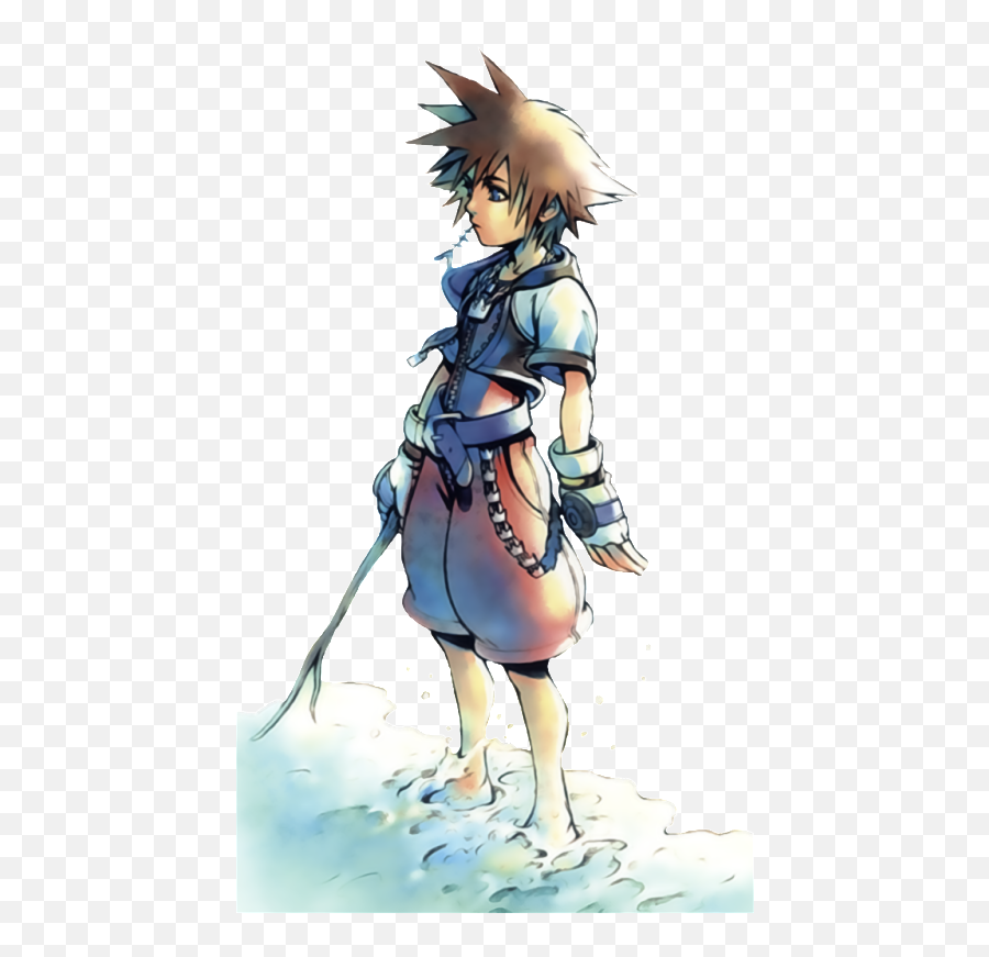 Kingdom Hearts 3 Sora Art - Kingdom Hearts Sora Poster Emoji,How To Make A Paopu Fruit Emoticon