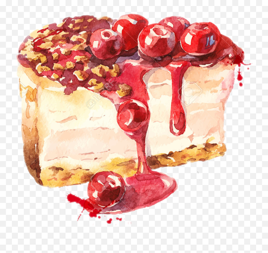 Popular And Trending Yumm Stickers - Cheesecake Watercolor Emoji,Jahcoin Emoji