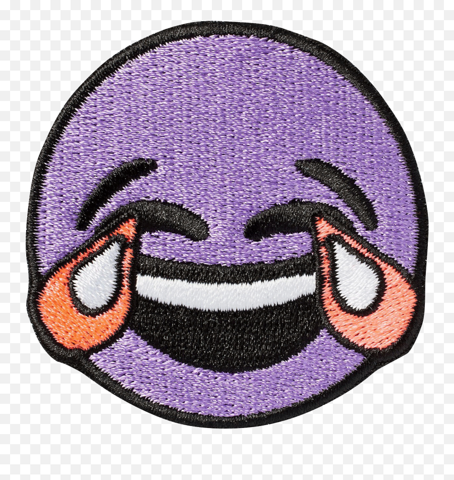 Purple Laughing Crying Emoji Png Image - Laughing Crying Emoji Purple,Laugh Cry Emoji