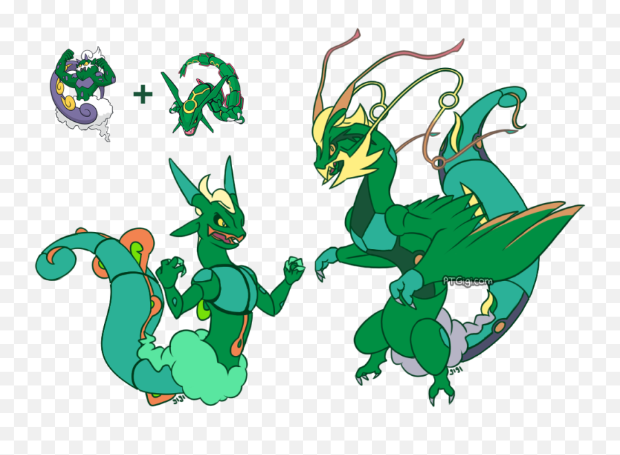 Torquaza Pokemon Bracket Fusion Project Comic Fury - Dragon Emoji,Fury Emotion