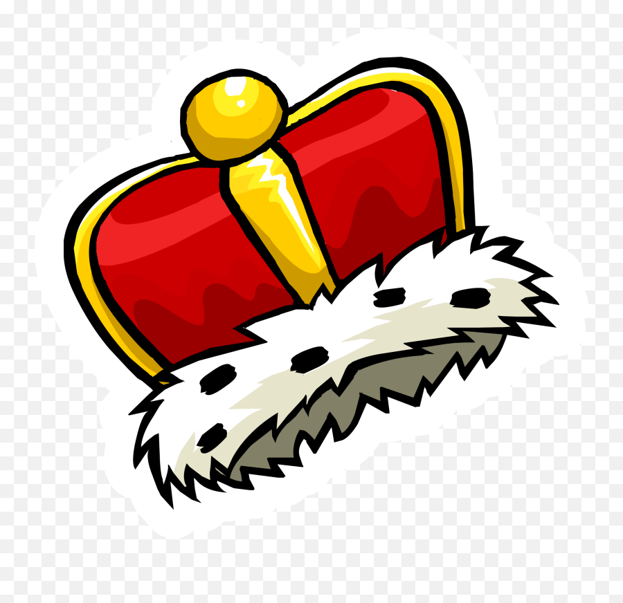 King Crown - Club Penguin Crown Clipart Full Size Clipart King Cartoon Crown Png Fur Emoji,King And Queen Emoji