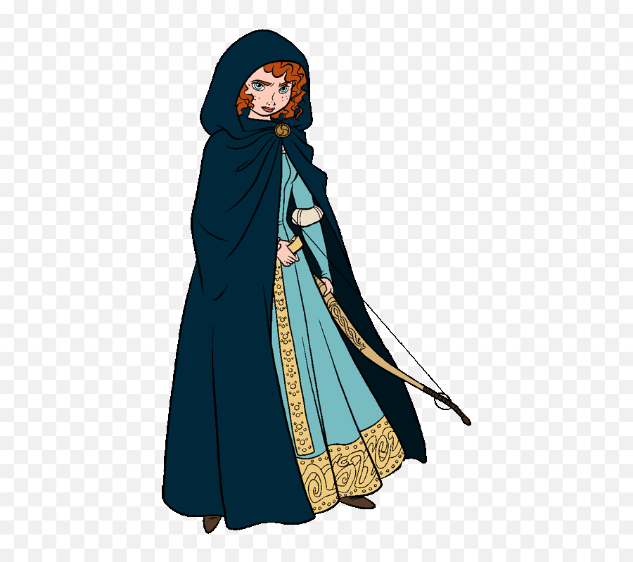 Disney Brave Clipart - Disney Merida Cape Emoji,Brave Animated Emoji