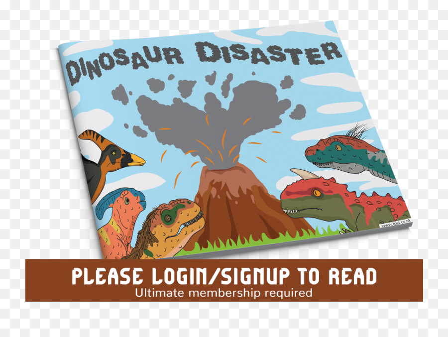 Dinosaur Disaster Story Flip Book - Book Cover Emoji,Dinosaur Comics Ads For Emotions