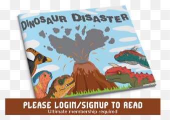 Dinosaur Disaster Story Flip Book - Book Cover Emoji,Dinosaur Comics Ads For Emotions