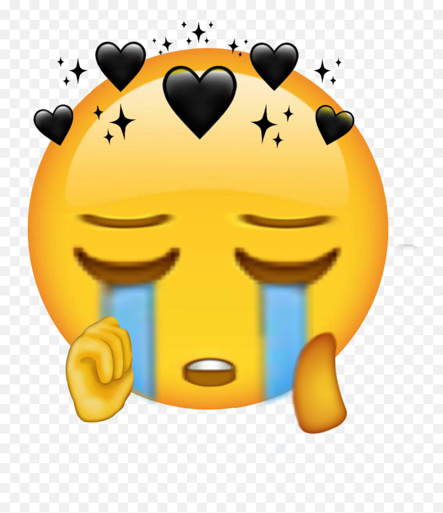 Sad Emoji Sademoji Cute Sticker - Happy,Cute Sad Emoticon Text