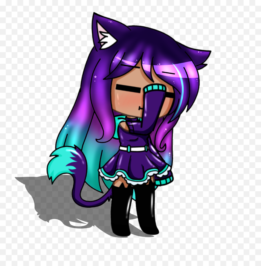 Face Palm Sticker - Gacha Life Characters Girl Transparent Emoji,Facepalm Emoticon