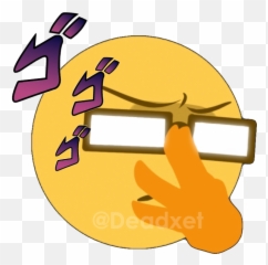 Emoji Thinking About You Hot Trending Now Png Discord - Thinking Emoji Meme  Jojo, png, transparent png