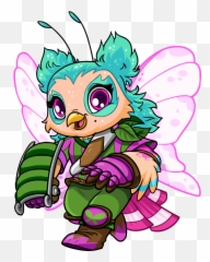 Whimsi Dia Joins Team Faerieland Emoji,Bgc Emoticon Neopets