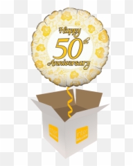 Rayleigh Helium Balloon Delivery In A Box Send Balloons To Emoji,Emoticon For Happy 50th Birthday