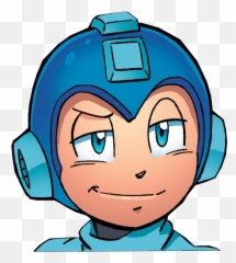 What Happened Between Mega Man Classic - Megaman Smug Png Emoji,Emotions Megaman