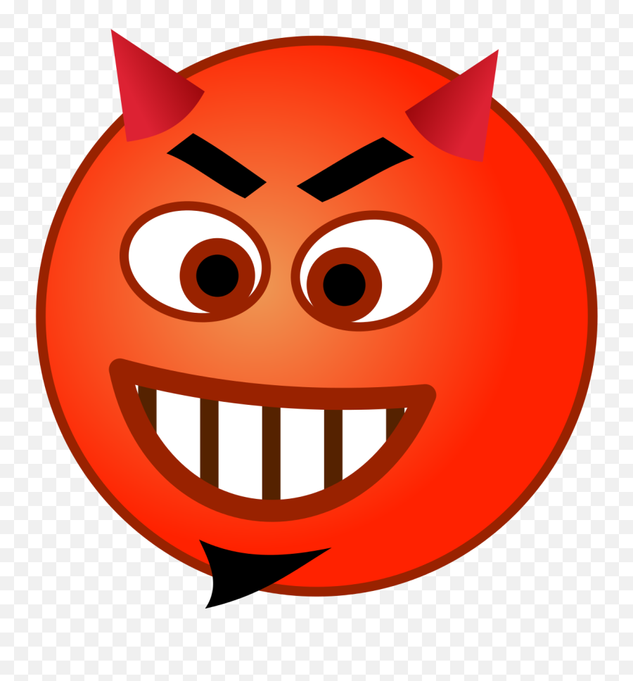 Filesmirc - Devilsvg Wikimedia Commons Happy Emoji,Devil Smiley Emoji